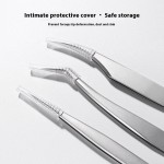 眼睫毛镊源头工厂-高品质专业精密纤维头假睫毛延长用