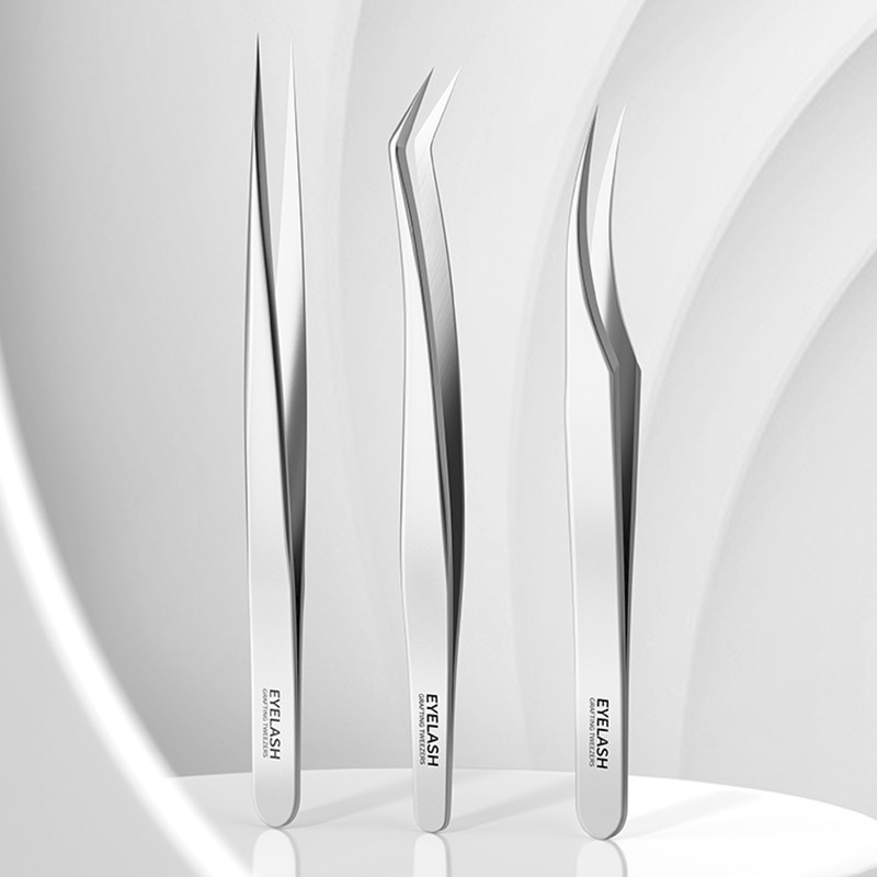 Eye Lash Tweezers Factory - High Quality Professional Precision Fiber Tip for False Lashes Extensions