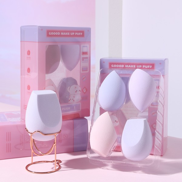 Beauty Sponge Set Manufacturer - 4pcs Super Soft Cosmetic Private Label Custom Egg Wholesale
