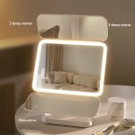 Tri Fold Mirror Factory - 3 Color Light Stepless Dimming Touch Control USB Rechargeable