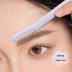眉部工具套装生产商-4件修剪器剃刀和剪刀含梳子化妆美容化妆品面部