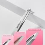 Ingrown Hair Tweezer Factory - Flat and Slant Pointed Great Precision Professional Stainless Steel