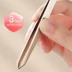 Professional Tweezer Factory - Great Precision Flat and Slant Pointed Stainless Steel for Eyebrow