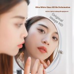 桌面化妆镜源头工厂-站立高度可调双面360度旋转