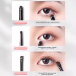 化妆刷套装源头工厂-6件眼线眼影眉笔黑色专业定制化妆品套装