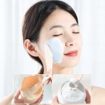 面膜碗套装源头工厂-4合1硅胶混合碗和刷具套装化妆品美容化妆工具