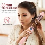 Ionic Hot Air Brush Manufacturer - Custom PTC Heater Ceramic Curling Iron Salon Hair Styling Tool