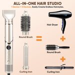 8 in 1 Auto Rotating Hair Styler Manufacturer - Hot Air Brush Curling Iron High Speed Hair Dryer