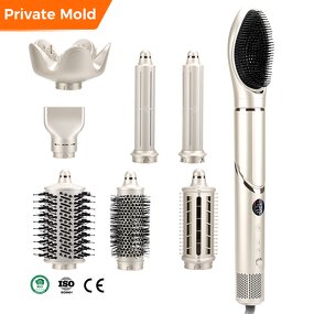 8 in 1 Hair Multi Styler Manufacturer - Auto Curler Hot Air Brush 110000Rpm Blow Dryer Volumizer