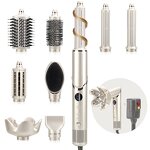 5 in 1 Hot Air Brush Manufacturer - One Step Negative Ion Hair Dryer Straightener Curler Styler