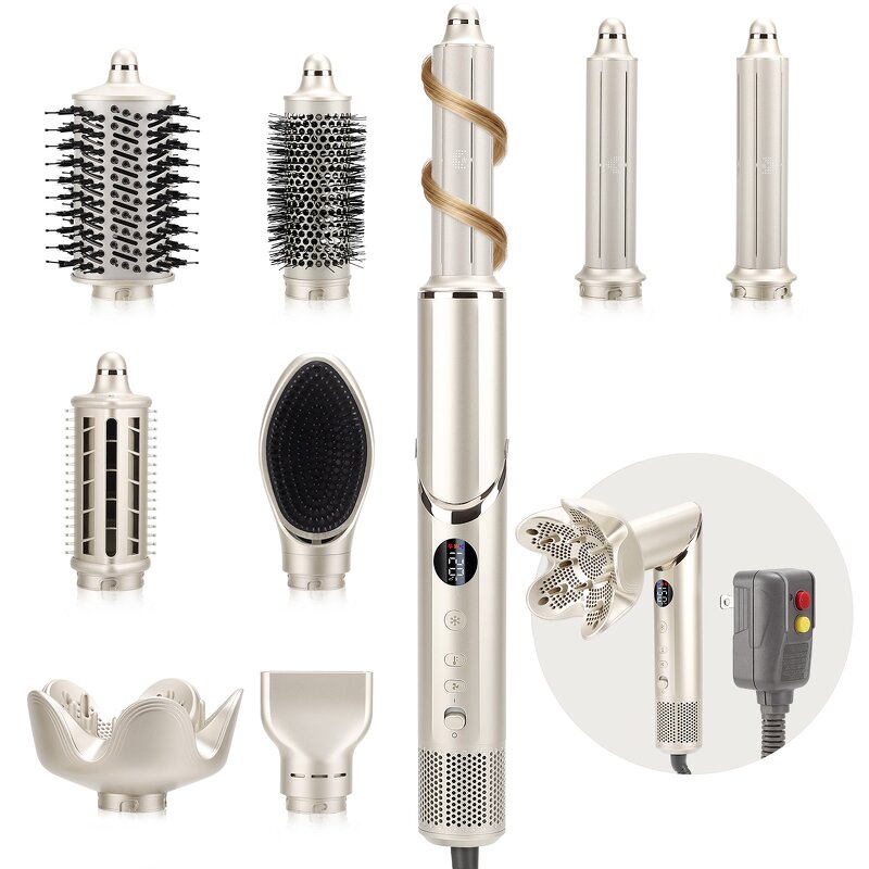 5 in 1 Hot Air Brush Manufacturer - One Step Negative Ion Hair Dryer Straightener Curler Styler