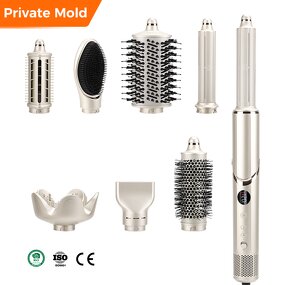 8 in 1 Hot Air Brush Manufacturer - Volumizing Hair Dryer Curling Iron Professional Hair Tool