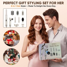 8 in 1 Auto Rotating Hair Styler Manufacturer - Hot Air Brush Curling Iron High Speed Hair Dryer