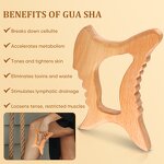 Wooden Gua Sha Tools Manufacturer - Full Body Lymphatic Drainage Wood Therapy Cellulite Massager