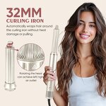 8 in 1 Hair Multi Styler Manufacturer - 110000RPM Ionic Hot Air Brush Auto Curling Iron for Women