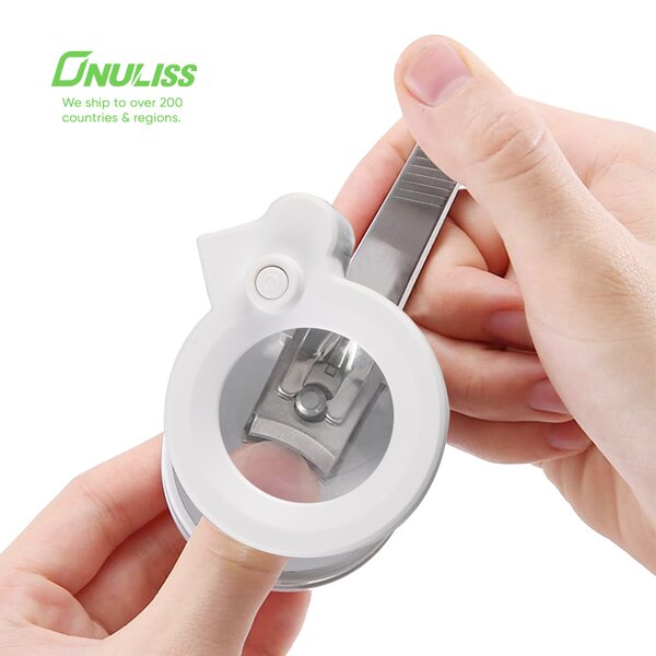 LED Nail Clipper Manufacturer - Custom Private Label Home Manicure Toenail Clipper with Magnifier