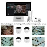 15.6 Inch AI Hair Skin Analyzer Manufacturer - 2025 Wireless Desktop USB Cloud Data Storage Magnifying Tool