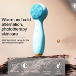 Facial Cleansing Device Manufacturer - Smart Ultrasonic with Silicone Brush HOT COLD