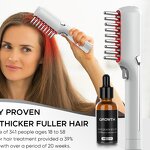 Scalp Massager Manufacturer - Rechargeable Home Use USB Electric Hair Growth Comb