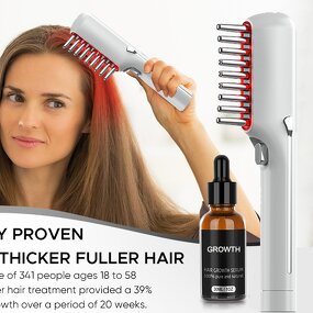 Scalp Massager Manufacturer - Rechargeable Home Use USB Electric Hair Growth Comb