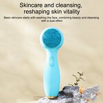 Facial Cleansing Device Manufacturer - Smart Ultrasonic with Silicone Brush HOT COLD