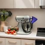 Flour Funnel for KitchenAid Manufacturer - 5 Qt Anti-Splash Attachment Tilt-Head Stand Mixer 4.5-5 Quart Tool