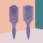 3 in 1 Curl Define Brush Manufacturer - New Assist Women Hair Styling Curling Brush Tool