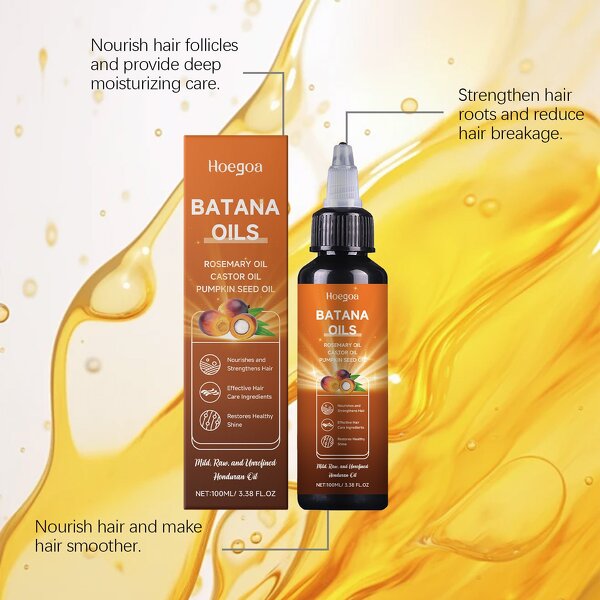 Organic Batana Oil Manufacturer - With Rosemary Castor Oil Hair Growth Reduce Hair Loss Healthy Hair Oil