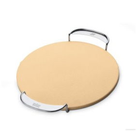 Ceramic Pizza Stone Manufacturer - With Pizza Cutter and Stainless Steel Serving Rack Baking Tool