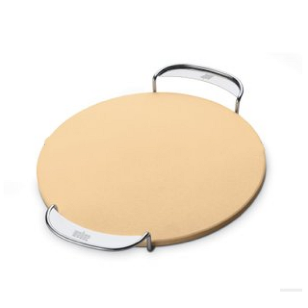 Ceramic Pizza Stone Manufacturer - With Pizza Cutter and Stainless Steel Serving Rack Baking Tool