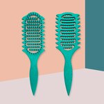 3 in 1 Curl Define Brush Manufacturer - New Assist Women Hair Styling Curling Brush Tool