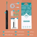 Wifi Ear Wax Remover Manufacturer - Electric Endoscope With Camera NE18 Rechargeable Ear Cleaner Tool
