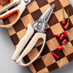 Stainless Steel Chicken Bone Scissors Manufacturer - Multifunctional Kitchen Barbecue Can Opener Protection Cover Tool