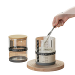 Sourdough Starter Jar Kit Manufacturer - 2 Pack Borosilicate Glass with Thermometer Scraper Cloth Cover