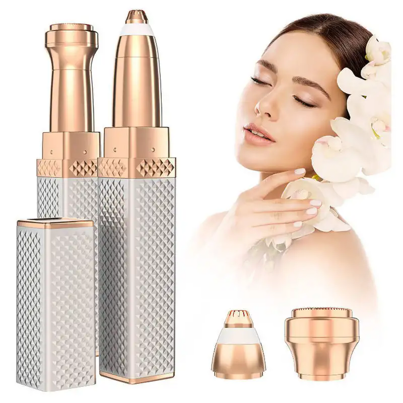 2 in 1 Electric Eyebrow Trimmer Manufacturer - USB Charging Women Bikini Facial Hair Removal Shaver Tool