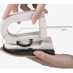 Mini Travel Iron Manufacturer - Portable Electric 3 Adjustable Temperature White Ironing Tool
