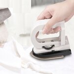 Mini Travel Iron Manufacturer - Portable Electric 3 Adjustable Temperature White Ironing Tool