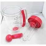 Cupcake Batter Dispenser Manufacturer - Plastic Measuring Dispenser with Mixer Baking Tool