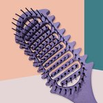 3 in 1 Curl Define Brush Manufacturer - New Assist Women Hair Styling Curling Brush Tool