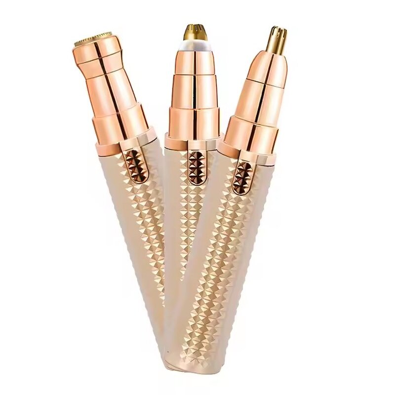 3 in 1 Electric Hair Remover Manufacturer - Eyebrow Face Lips Nose Body Hair Trimming Grooming Tool