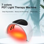 LED Light Therapy Machine Manufacturer - 2025 7-Colored Red Light Anti-Aging Facial Mask Head Armpit Salon Tool