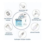 7 in 1 Hydro Water Oxygen Machine Manufacturer - Professional Jet H2O2 Aqua Peel Small Bubble Dermabrasion Spa Tool