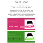 7 Colors PDT Led Machine Manufacturer - OEM/ODM Infrared 850nm Red 630nm Touch Screen Portable Home Use Tool