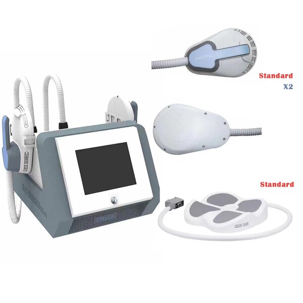 Professional RF EMS Muscle Stimulator Manufacturer - 2 Handles Fat Removal Butt Build Salon Machine with Pelvic Chair
