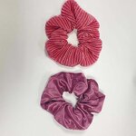 Scrunchies Manufacturer - Pure Fashion Elastic Crinkly Fabric Ponytail Holder