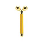 Beauty Bar Manufacturer - 24K T Shape Face 3D Massage Roller for Lifting Tightening