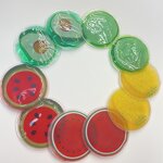 Gel Eye Mask Manufacturer - 2PCS/Set Round Fruit Pattern Cooling for Puffy Eyes