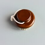 Back Brush Manufacturer - Lotus Wood Dry Body Exfoliating Scrub with Short Handle