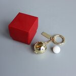 Keyring Manufacturer - Branded Luxury Custom Gold Plated Zinc Alloy with Perfume Ball
