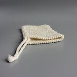 Soap Bag Manufacturer - Beige 100% Natural Biodegradable Organic Cotton Drawstring